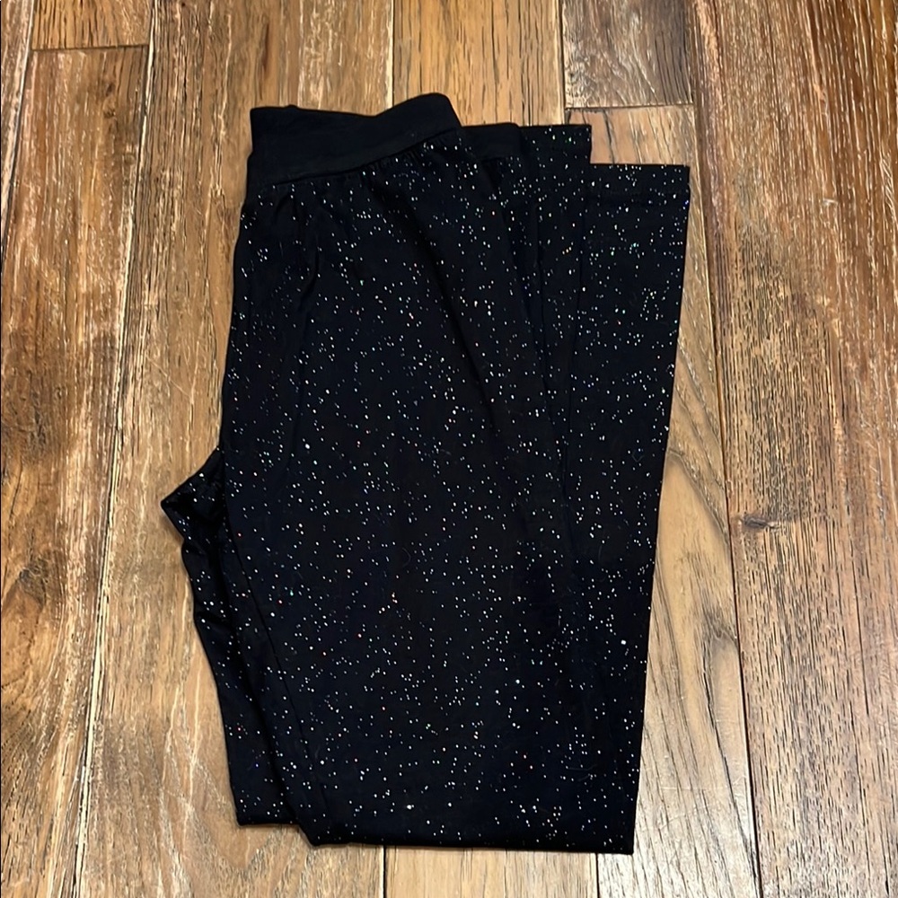 Black Speckled Pants